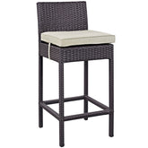 Convene Outdoor Patio Fabric Bar Stool Modway Model: eei-1006